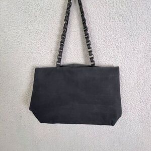 SALVATORE FERRAGAMO WOMENS BLACK NYLON SHOULDER BAG